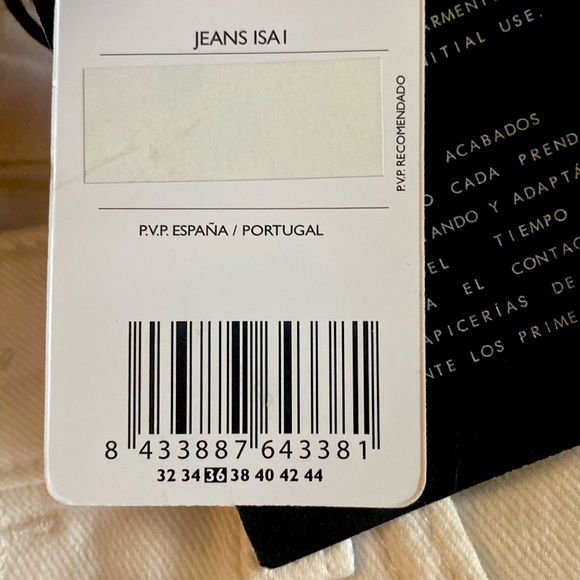 Mango Skinny Jeans in White with Zip Hem - Picture 5 of 5